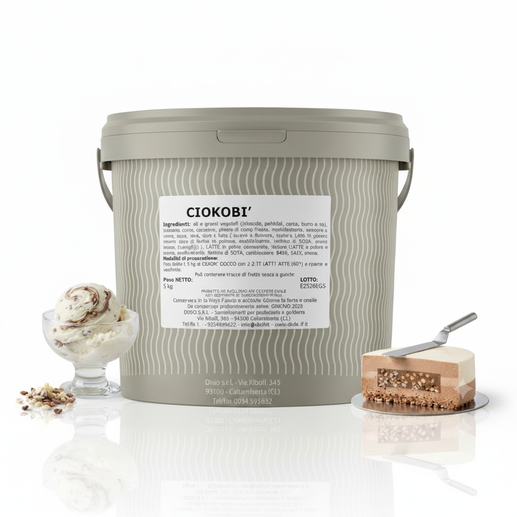 Ciokobì Basi complete in crema con cioccolato bianco 5Kg | DISIO Disio