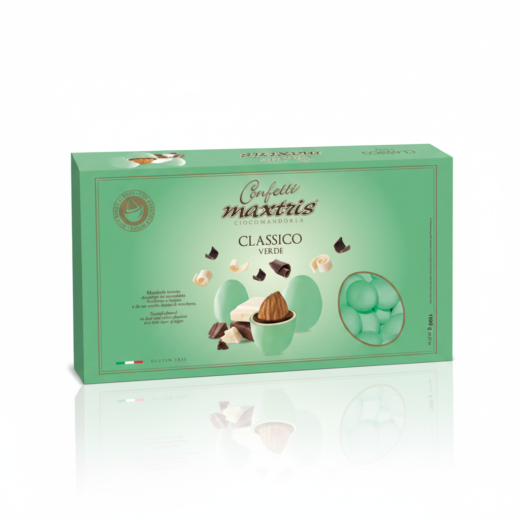 Confetti Ciocomandorla Classici Colorati 1Kg| MAXTRIS Maxtris
