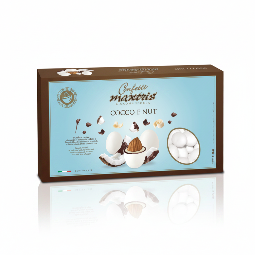 Confetti Ciocomandorla Gusti Vari 1 kg| MAXTRIS Maxtris