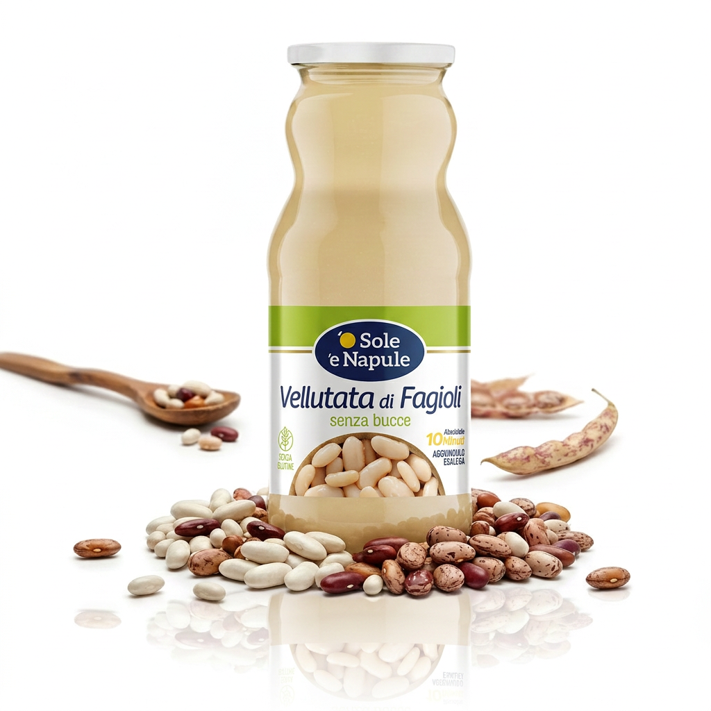 Vellutata di fagioli vetro 350gr| 'O SOLE 'E NAPULE 'O Sole 'e Napule