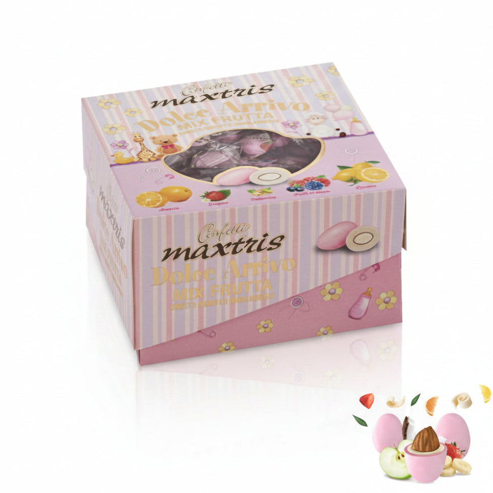 Confetti Dolce arrivo Mix frutta Colori vari 500gr| MAXTRIS Maxtris