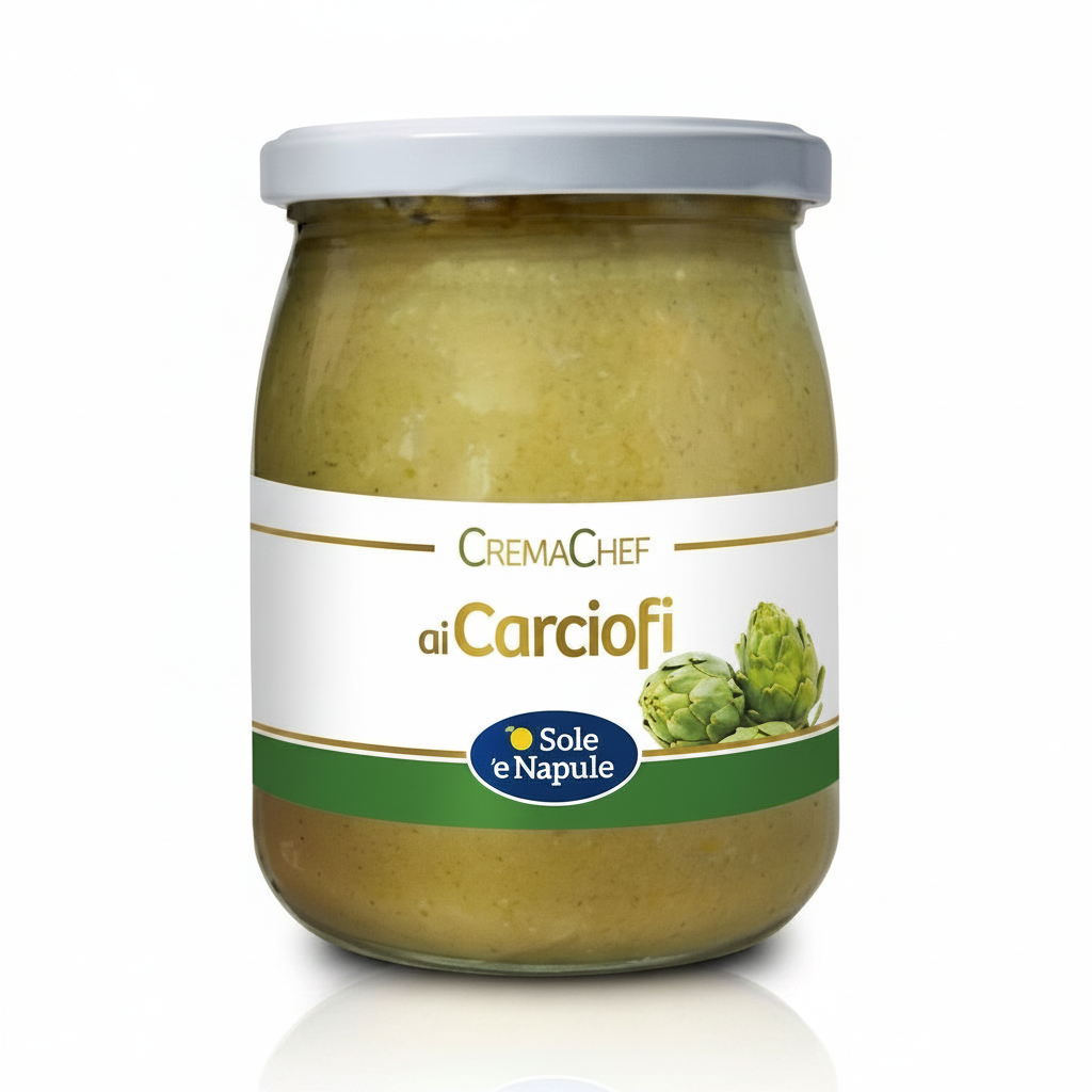 Crema Chef di carciofi 540gr| 'O SOLE 'E NAPULE 'O Sole 'e Napule