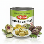 Cuori di Carciofo al naturale 2550gr | D'AMICO D'Amico