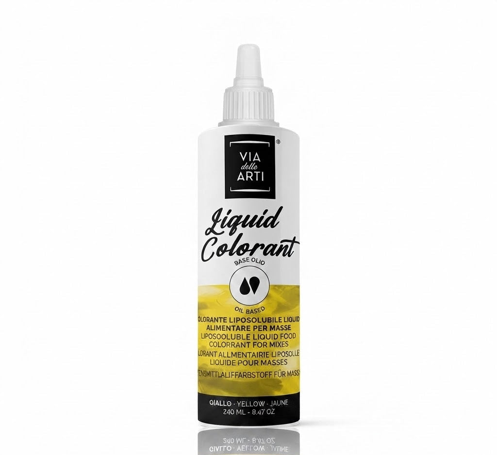 Colorante Alimentare Liquido base olio 240gr| VIA DELLE ARTI Via delle Arti