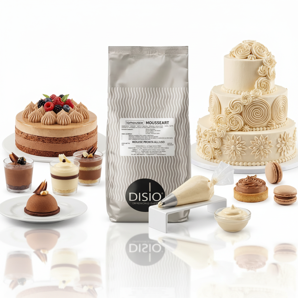 Mousseart Base completa per mousse a temperature positive 2 Kg| DISIO Disio