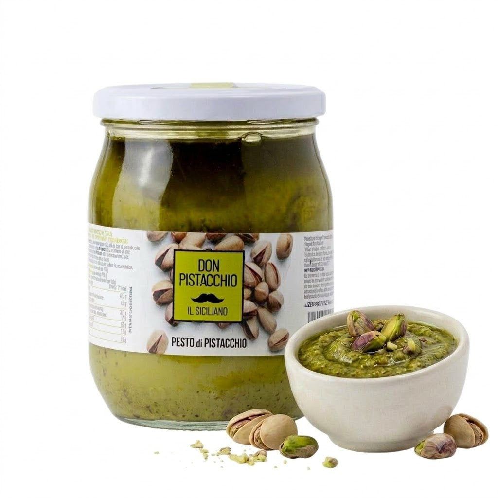 Pesto di pistacchio 560gr| 'O SOLE 'E NAPULE 'O Sole 'e Napule