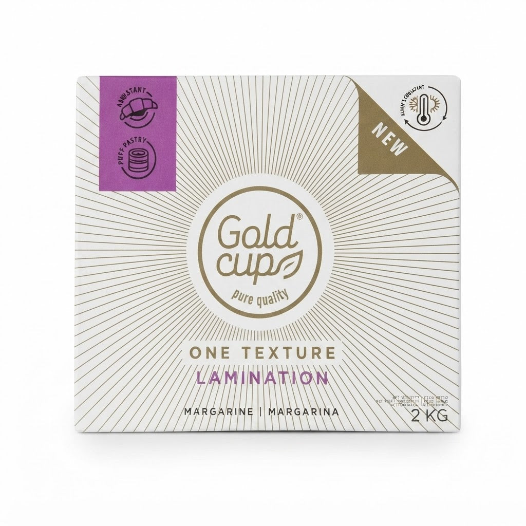 Margarina Gold cup sf one texture lamination new 2 Kg| VANDEMOORTELE Vandemoortele
