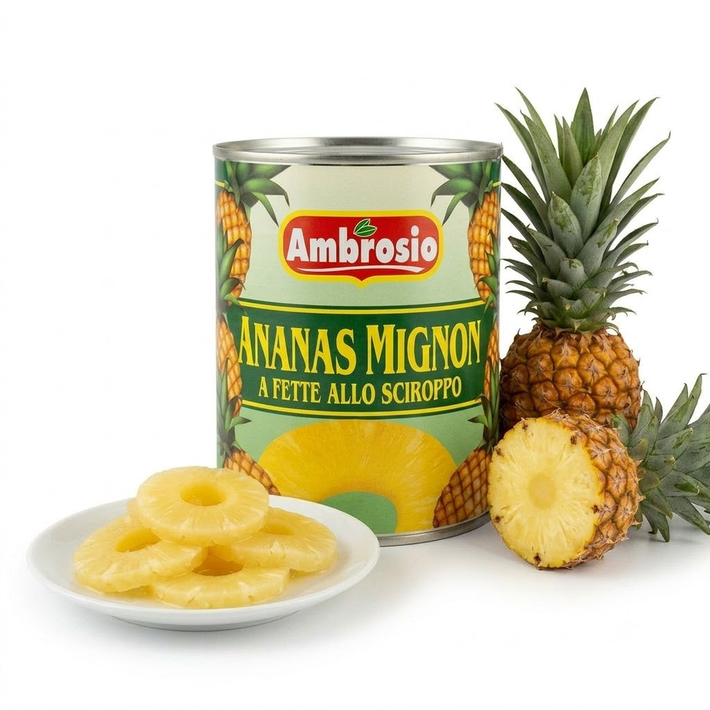 Ananas mignon a fette 830gr | AMBROSIO Ambrosio