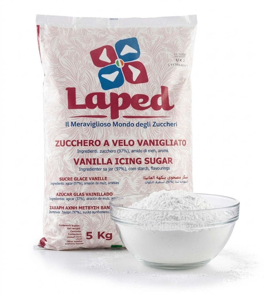 Zucchero a velo vanigliato 5kg| LAPED Laped