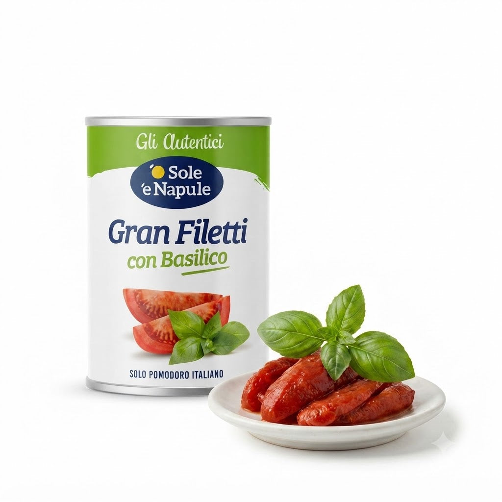 Gran filetti con basilico 400gr | 'O SOLE 'E NAPULE 'O Sole 'e Napule