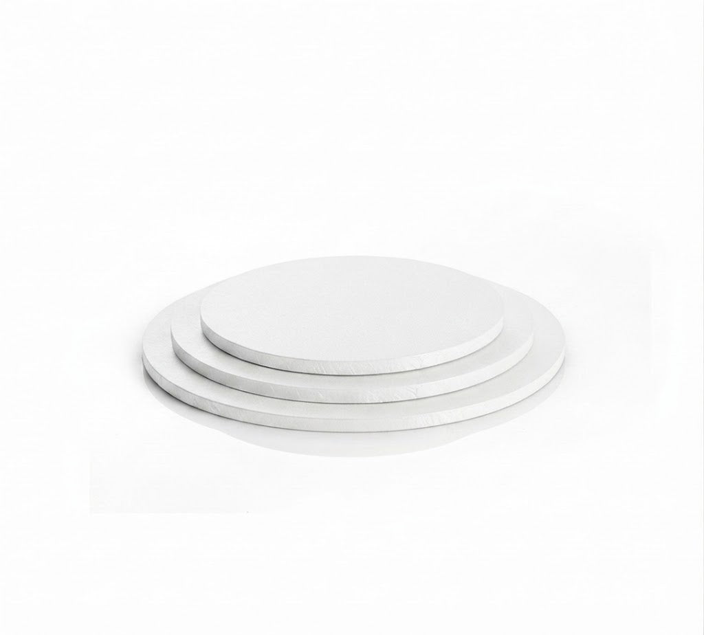 Base sottotorta tonda bianco 35cm 10pz| AMBRA'S Ambra's
