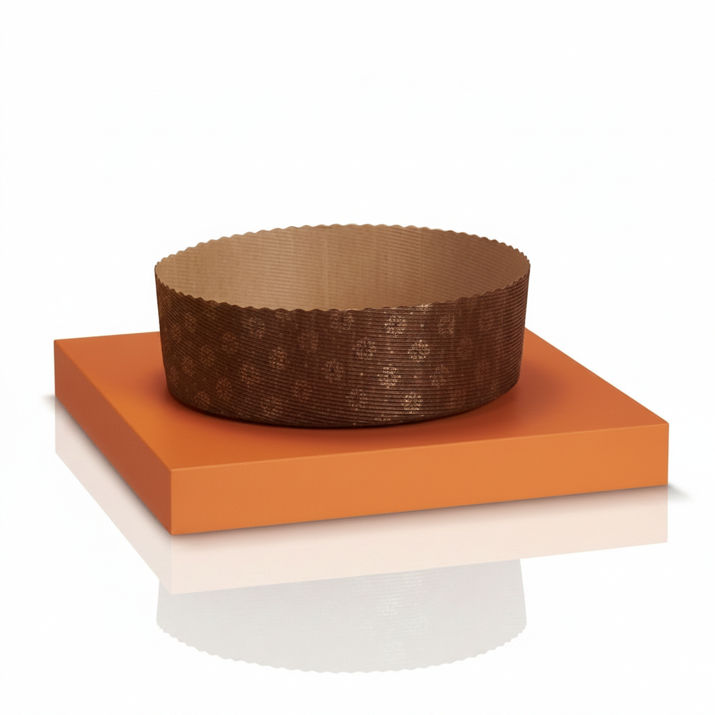 Forme per cottura per Panettone basso 5pz| ECOPACK ecopack