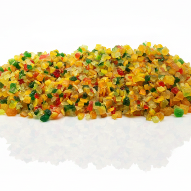 Macedonia di frutta Candita a Cubetti 900 gr| AMBROSIO Ambrosio