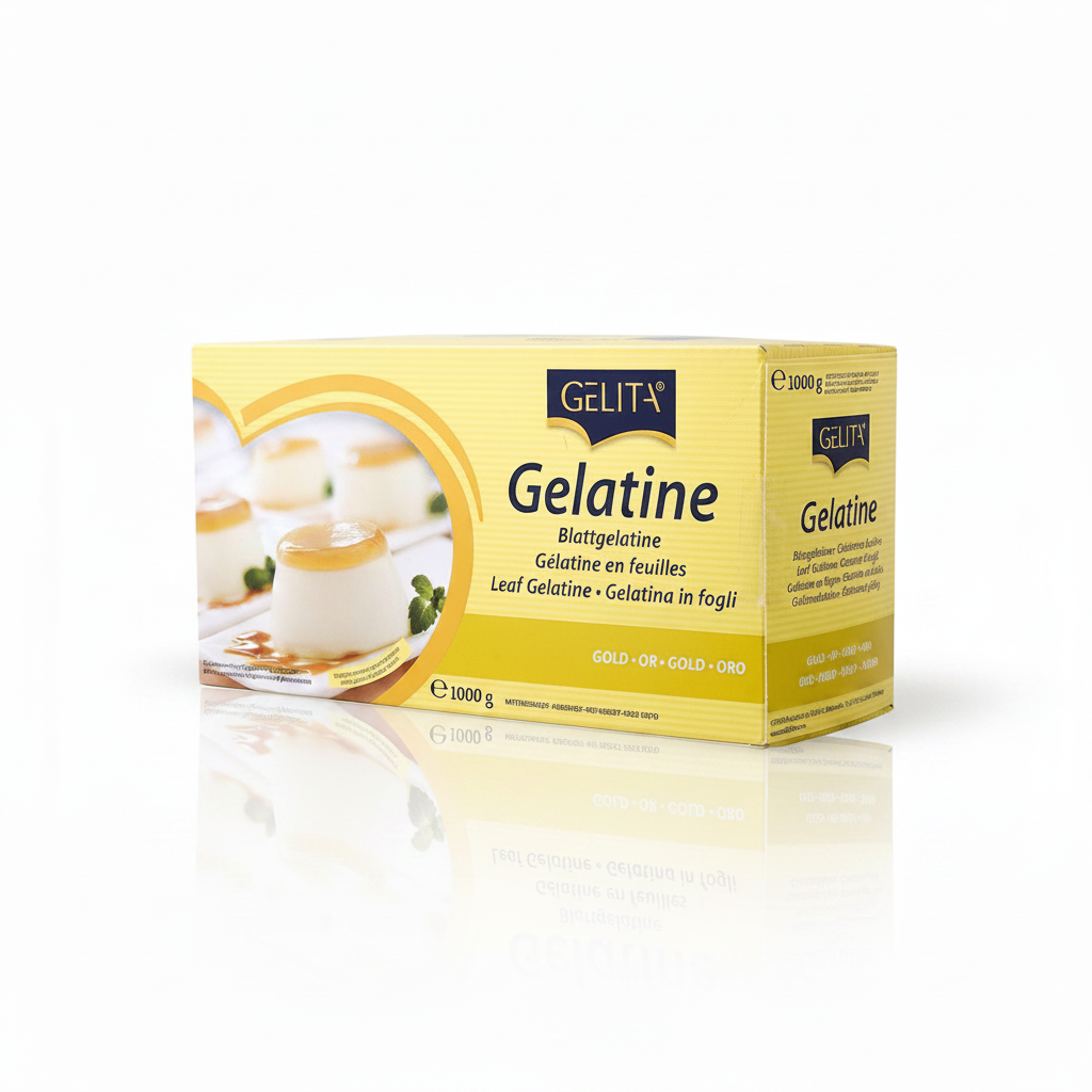 Gelatina in foglie di titanio 1kg | DULCISTAR Dulcistar
