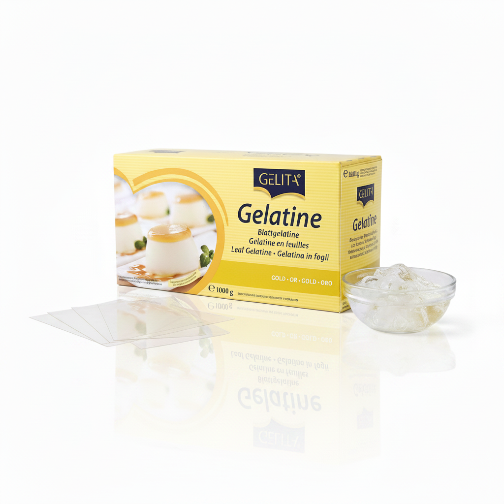 Gelatina in foglie di titanio 1kg | DULCISTAR Dulcistar