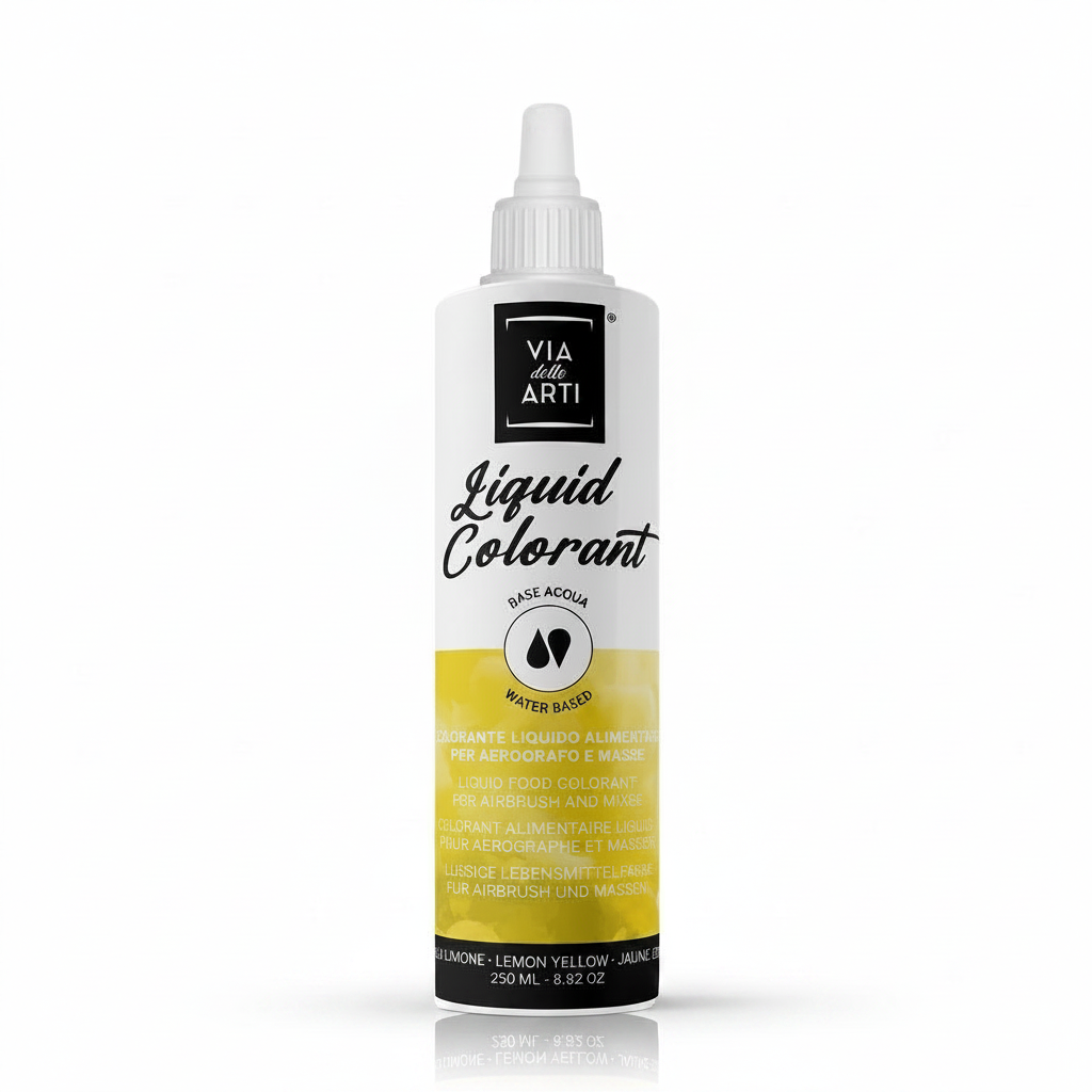 Colorante Alimentare liquido base acqua 250ml| VIA DELLE ARTI Via delle Arti