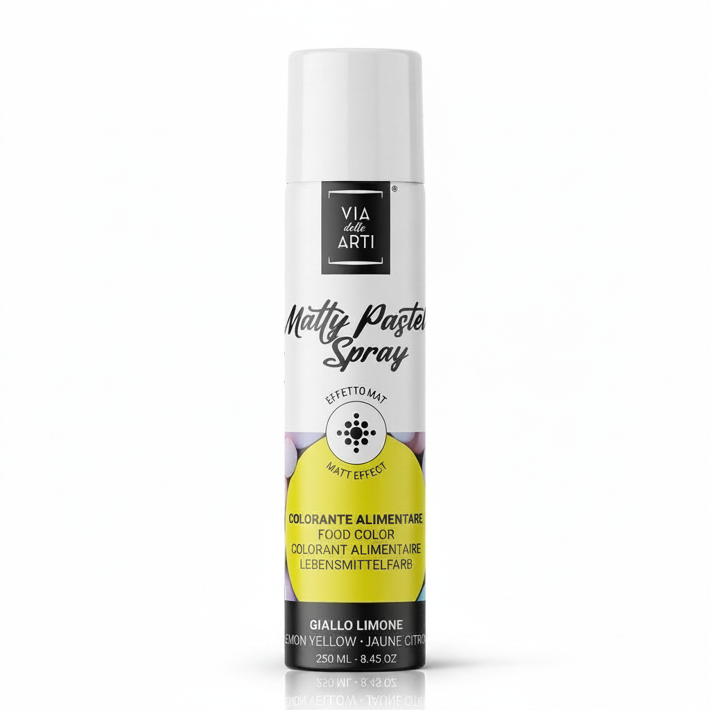 Colorante Alimentare Spray effetto opaco 250 ml| VIA DELLE ARTI Via delle Arti