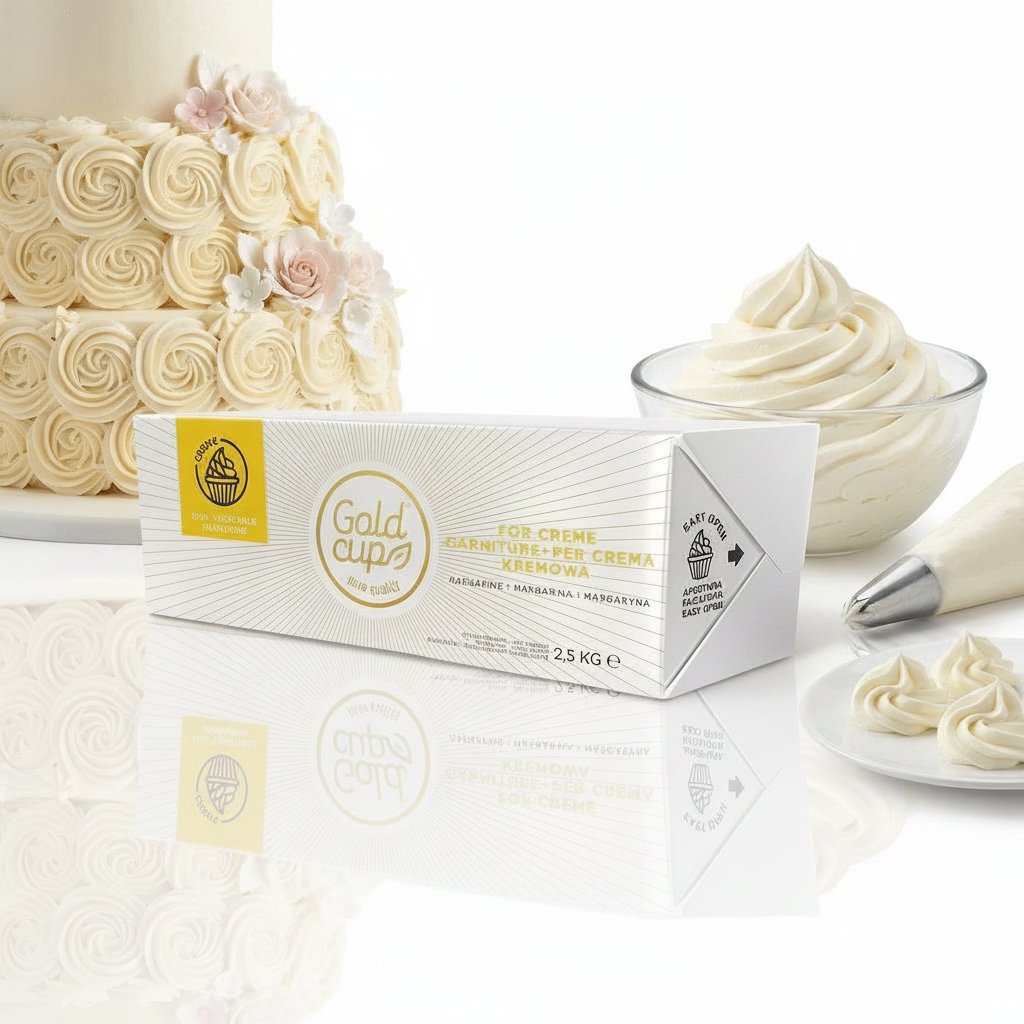 Margarina Gold cup crema/ gateaux 2,5 Kg | VANDEMOORTELE Vandemoortele
