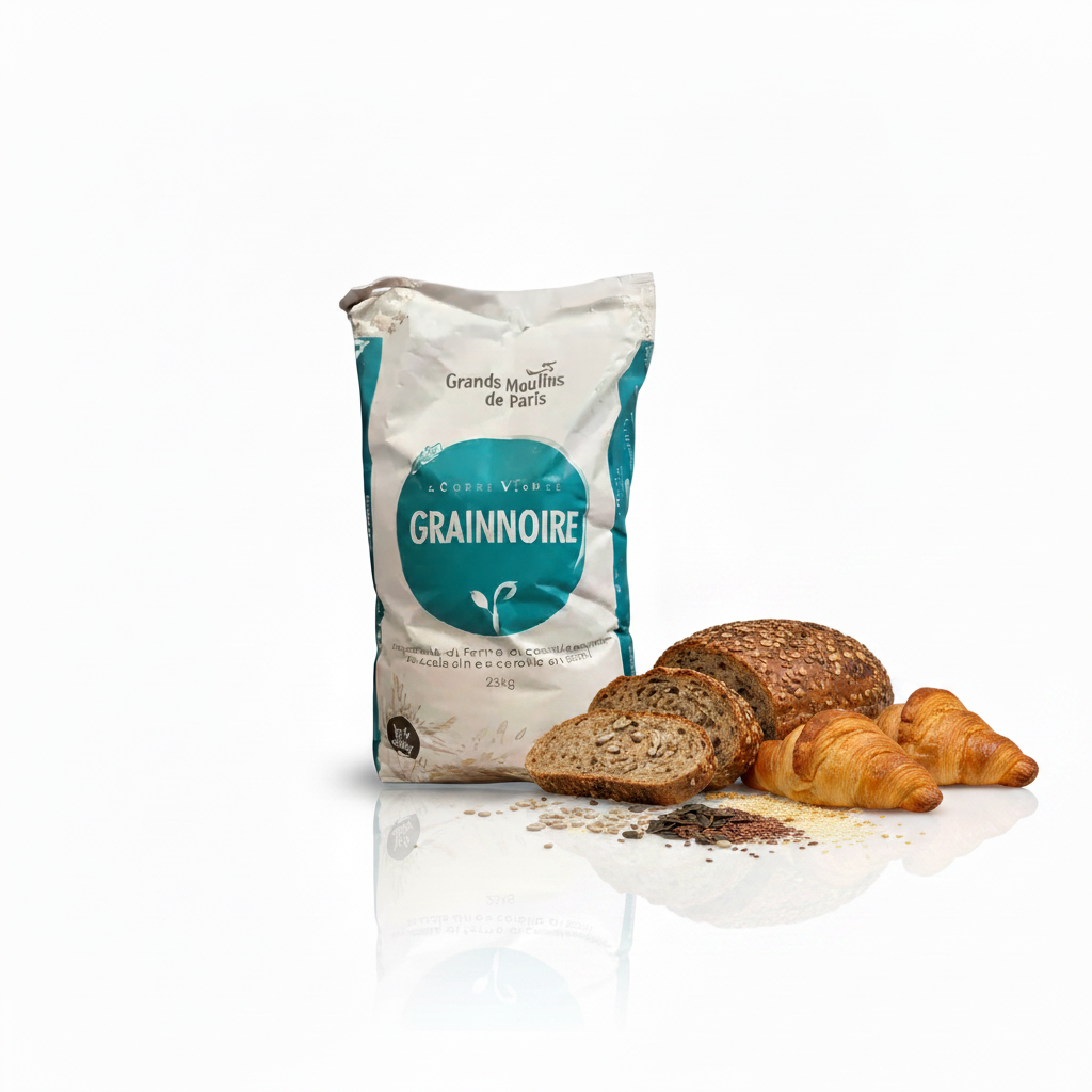 Grainnoire Miscela di farine di cereali e semi 25 Kg| MOUL-BIE Moul-bie