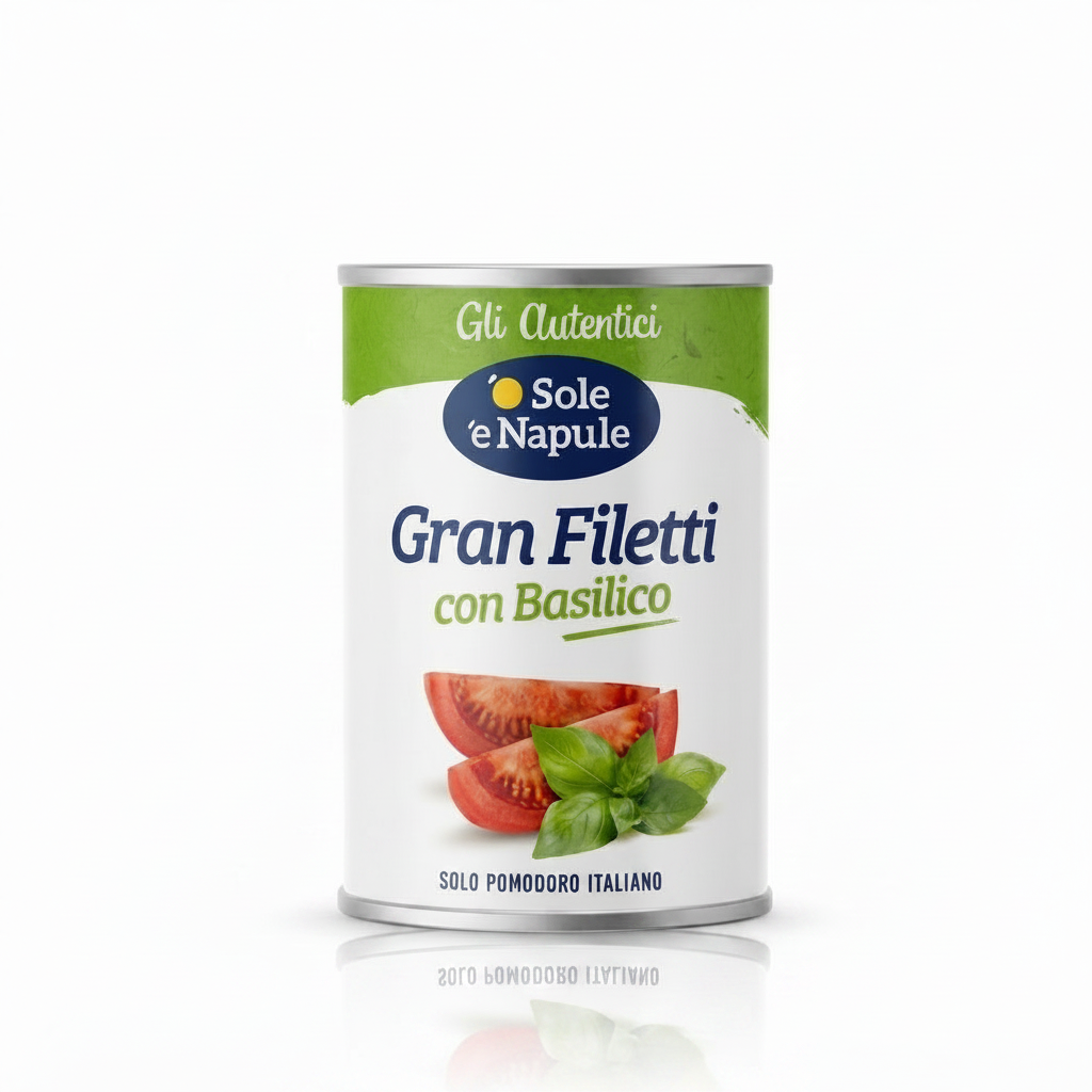 Gran filetti con basilico 400gr | 'O SOLE 'E NAPULE 'O Sole 'e Napule