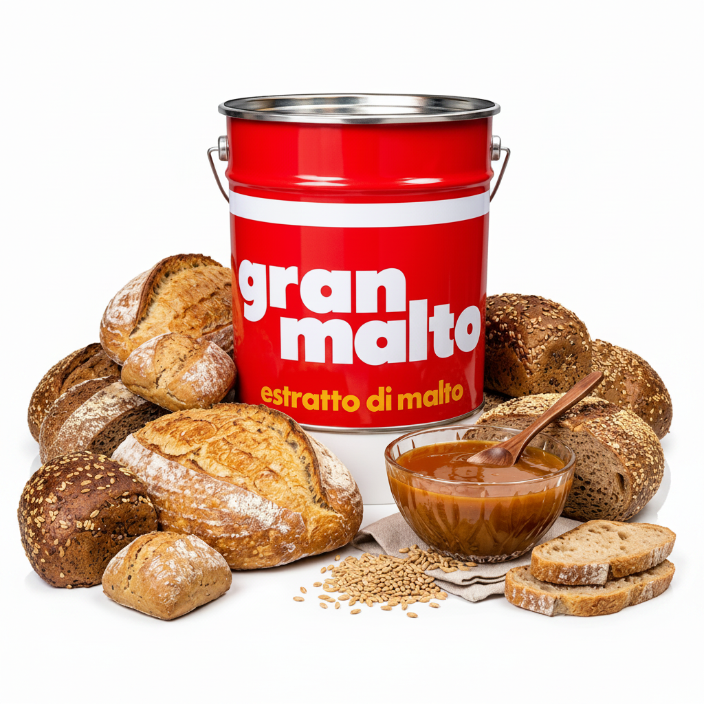 Gran Malto Estratto di malto d'orzo in pasta 25 Kg| VANDEMOORTELE Vandemoortele