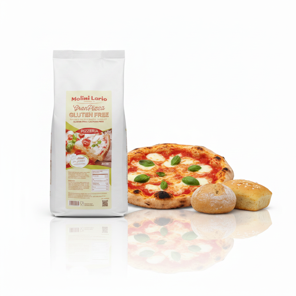 Preparato per pizza senza glutine 1Kg| MOLINI LARIO Molini Lario