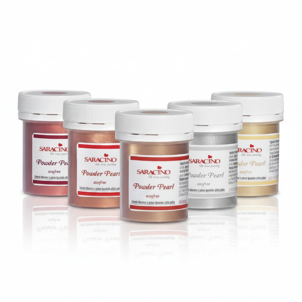 Colorante Alimentare in polvere liposolubile perlato 5grx6| SARACINO SARACINO