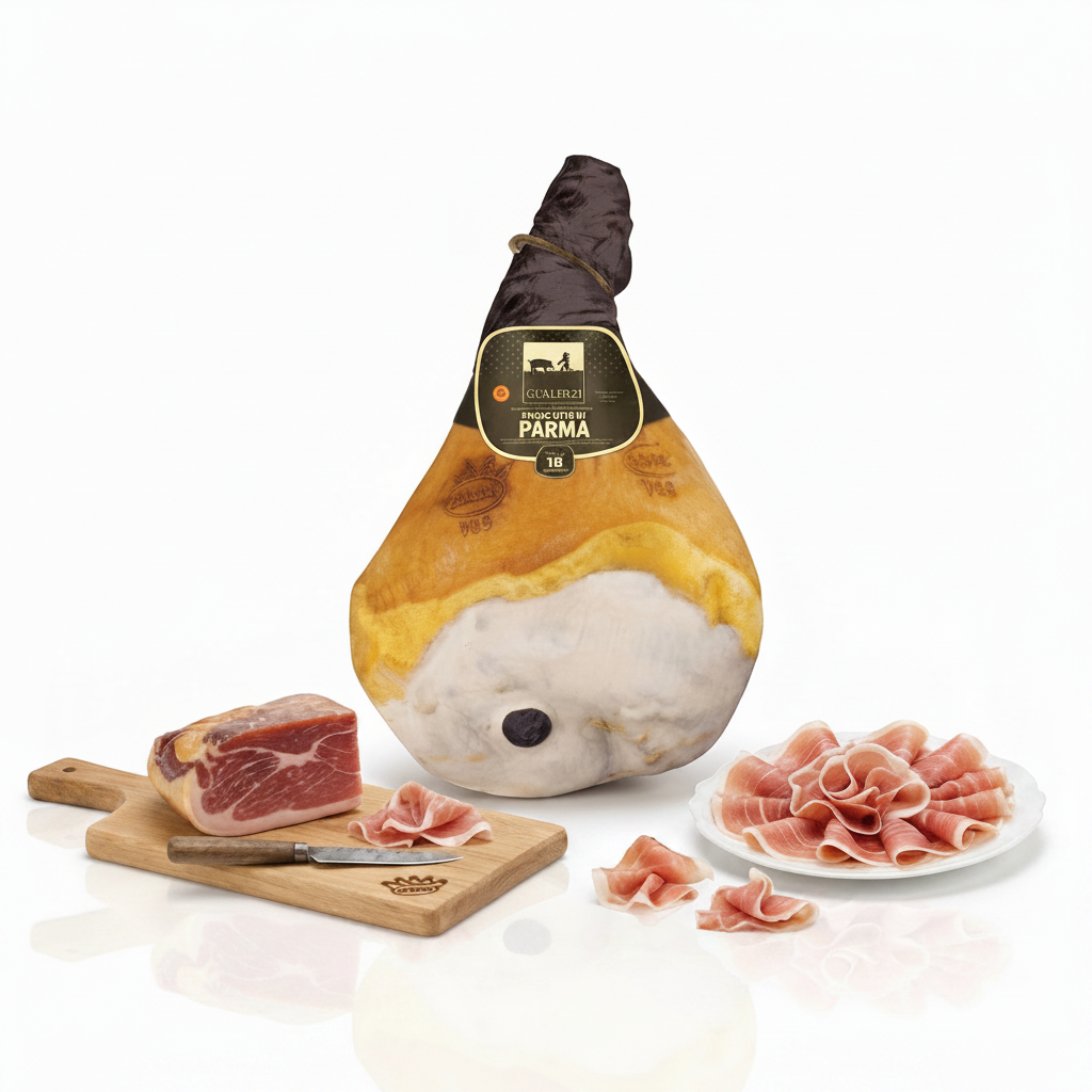 Prosciutto Parma DOP s/o g.riserva 18m piatto | GUALERZI Gualerzi