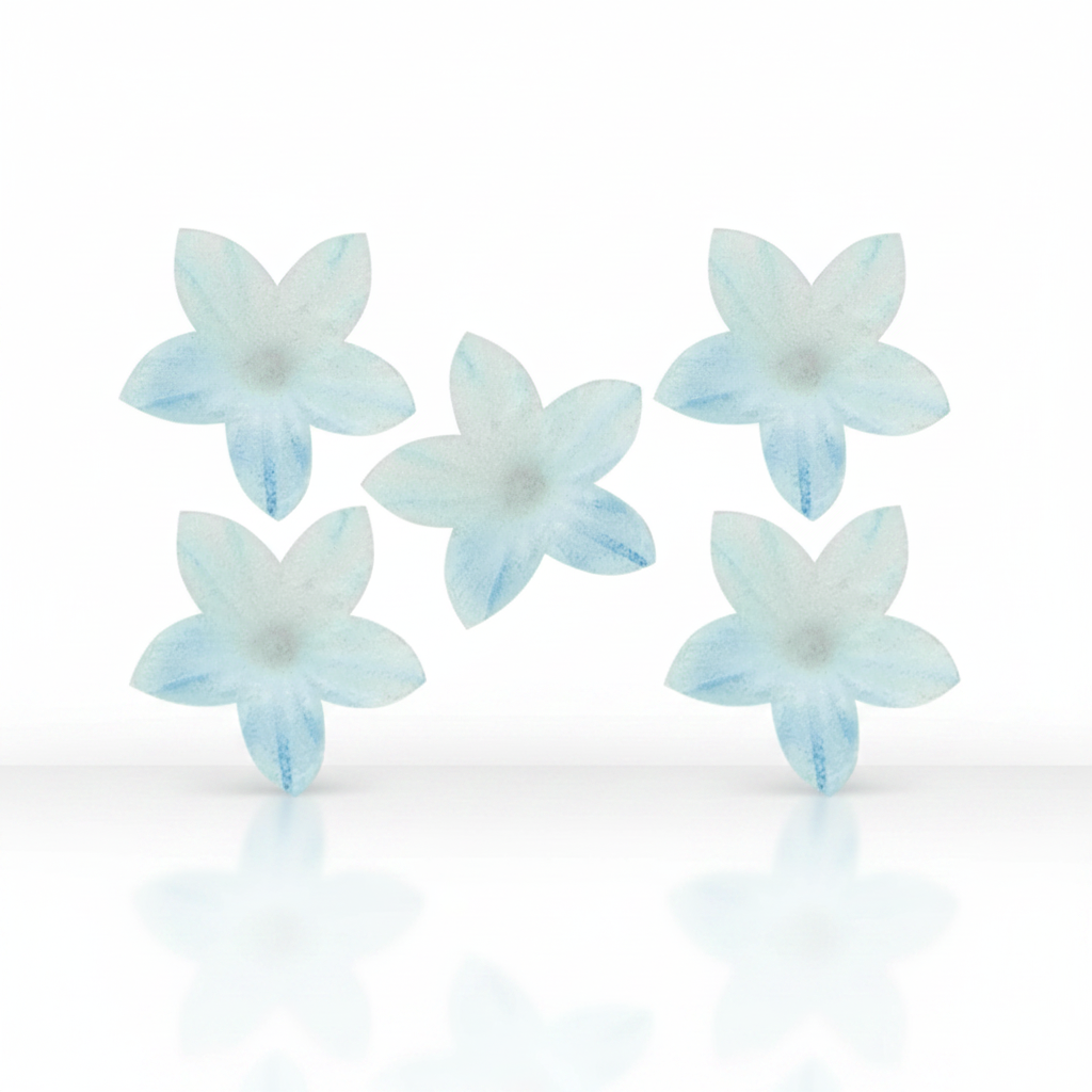 Fiore mini decorativo di cialda blu 400pz| DEKORA Dekora