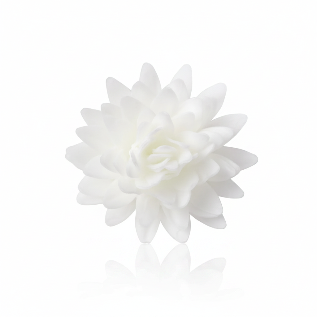 Fiore decorativo di cialda bianco 18pz| DEKORA Dekora