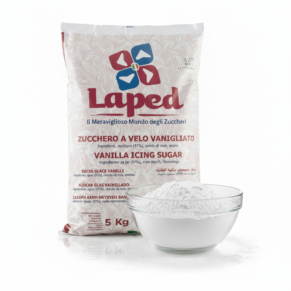 Zucchero a velo vanigliato 5kg| LAPED Laped