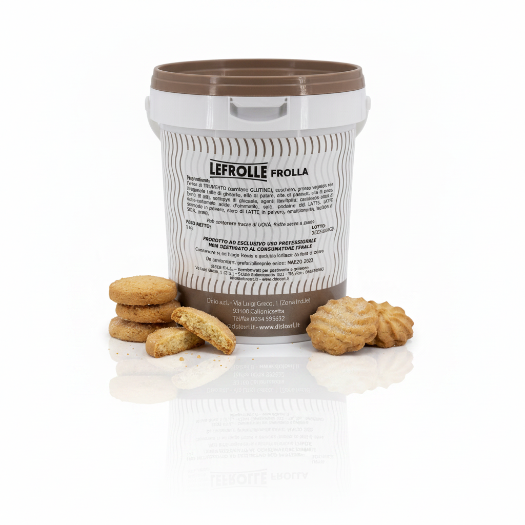 Frolla preparato Biscotti di pasta frolla pronti all'uso 3 Kg | DISIO Disio