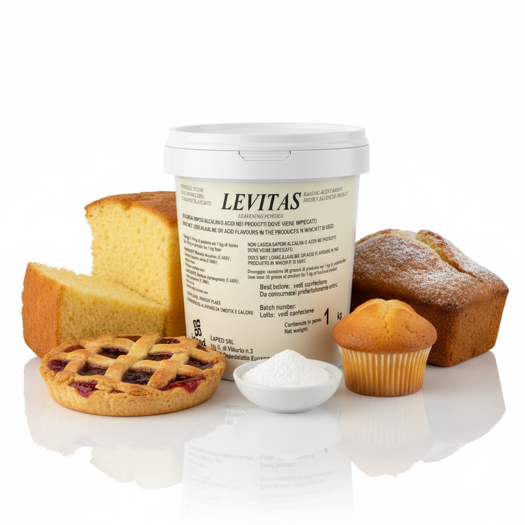 Levitas polvere Lievitante e Stabilizzante Professionale 1 Kg| LAPED Laped