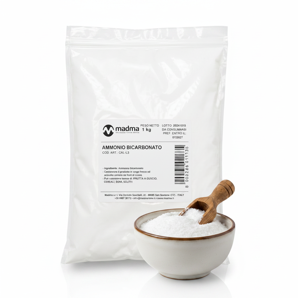 Bicarbonato d'ammonio 1 Kg| MADMA Madma