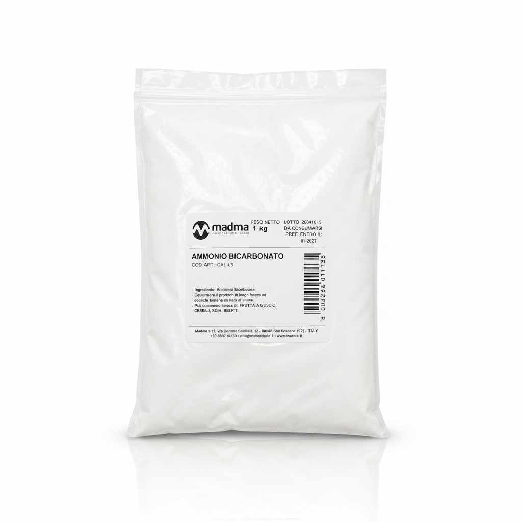 Bicarbonato d'ammonio 1 Kg| MADMA Madma