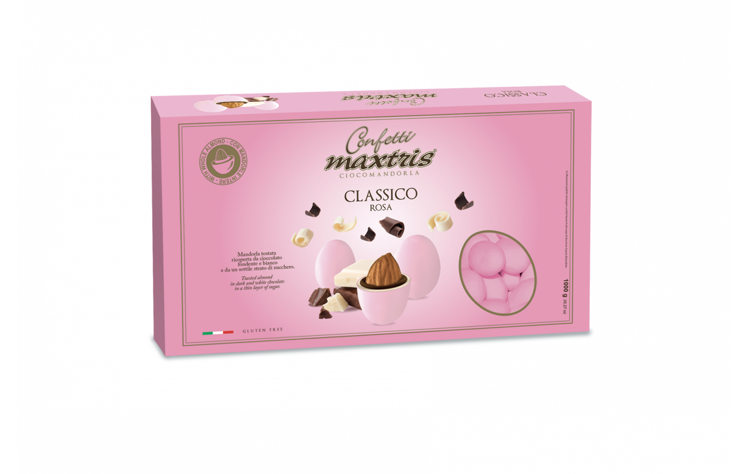 Confetti Ciocomandorla Classici 1Kg| MAXTRIS Maxtris