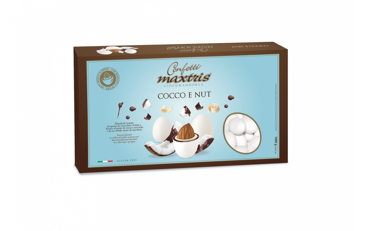 Confetti ciocomandorla Gusti 1 kg| MAXTRIS Maxtris