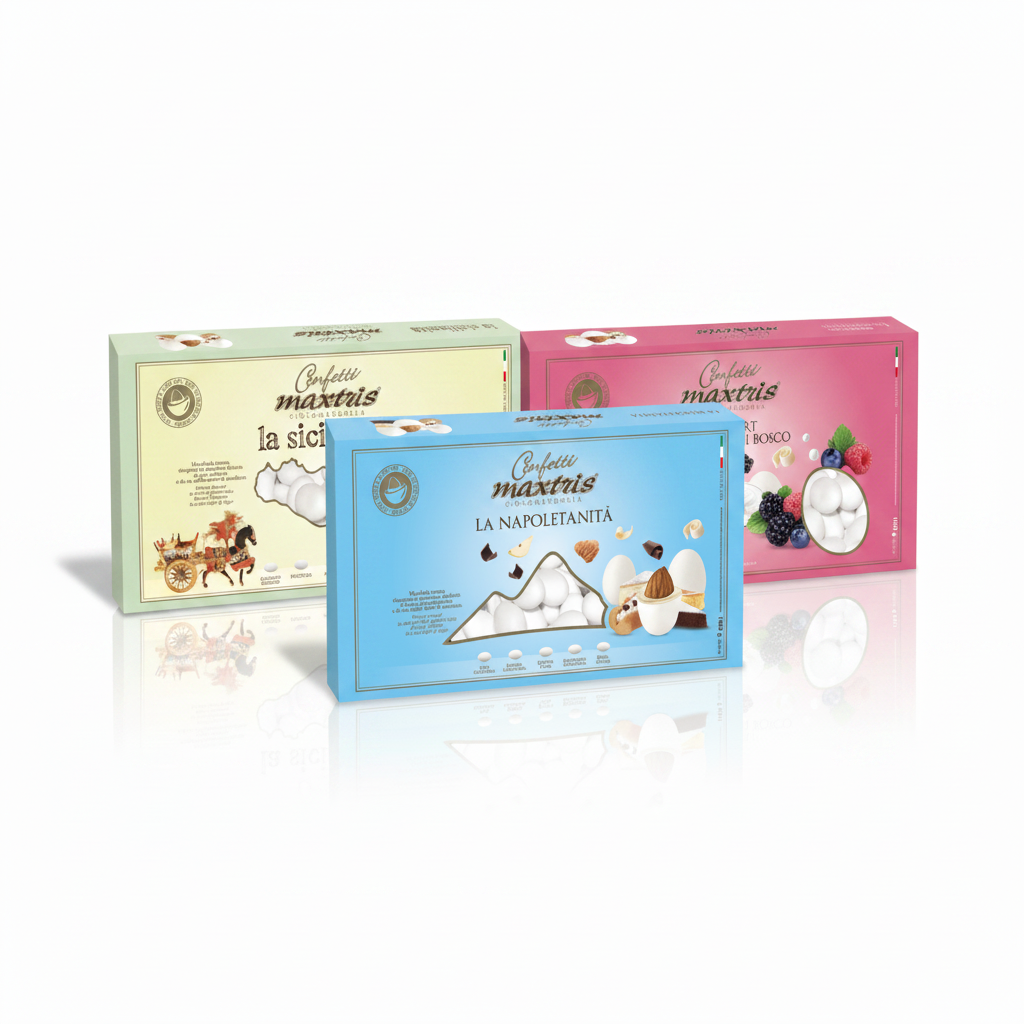 Confetti Ciocomandorla Gusti Vari 1 kg| MAXTRIS Maxtris