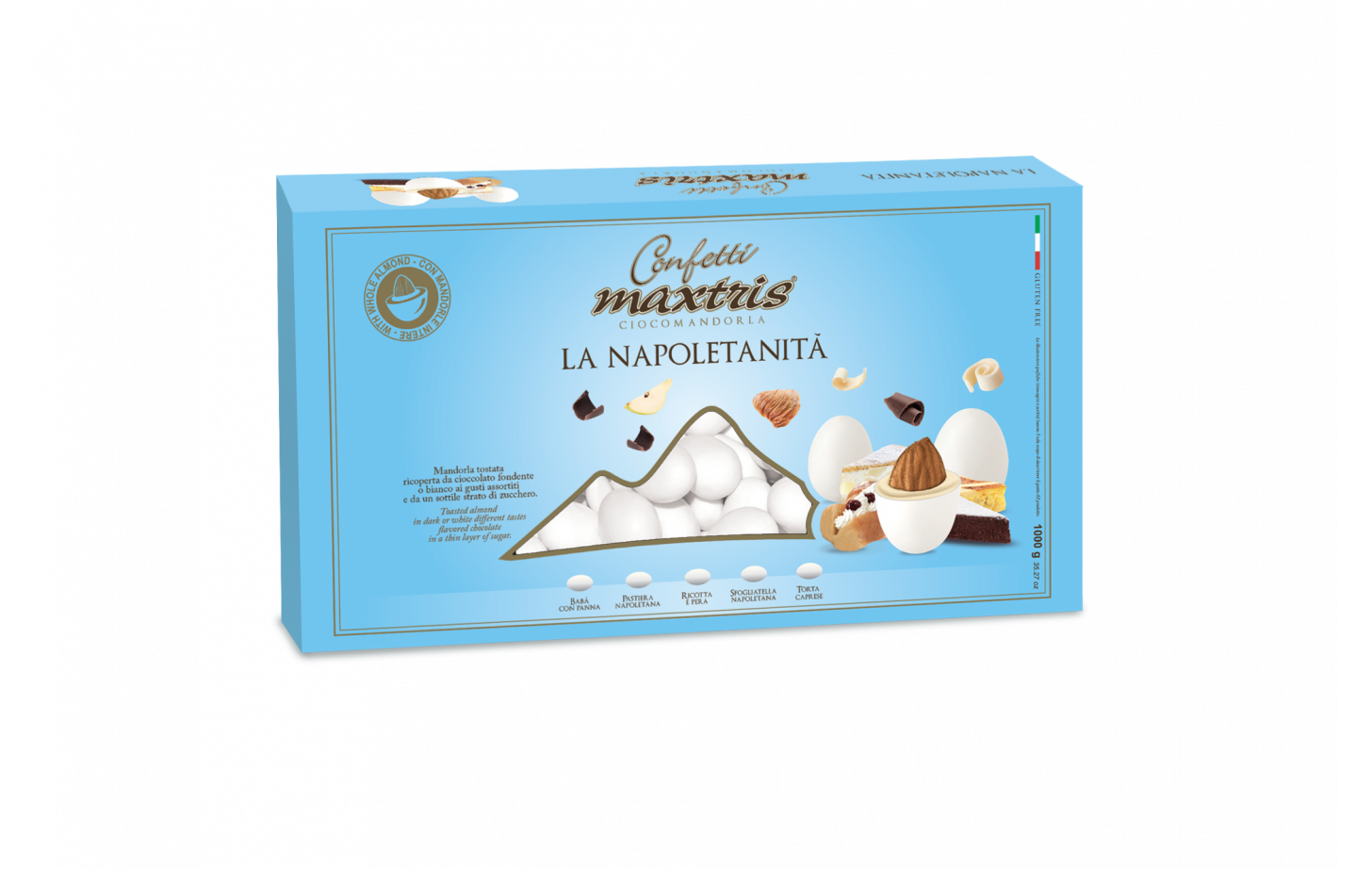 Confetti ciocomandorla Gusti 1 kg| MAXTRIS Maxtris