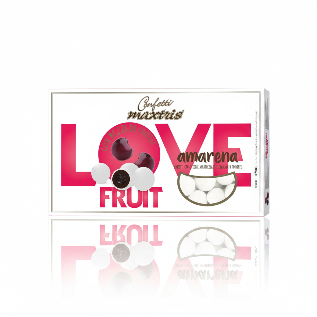 Confetti Love Fruit Amarena 1kg| MAXTRIS Maxtris