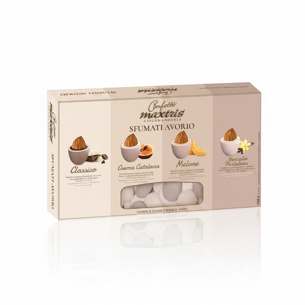 Confetti Ciocomandorla Sfumati 1kg| MAXTRIS Maxtris