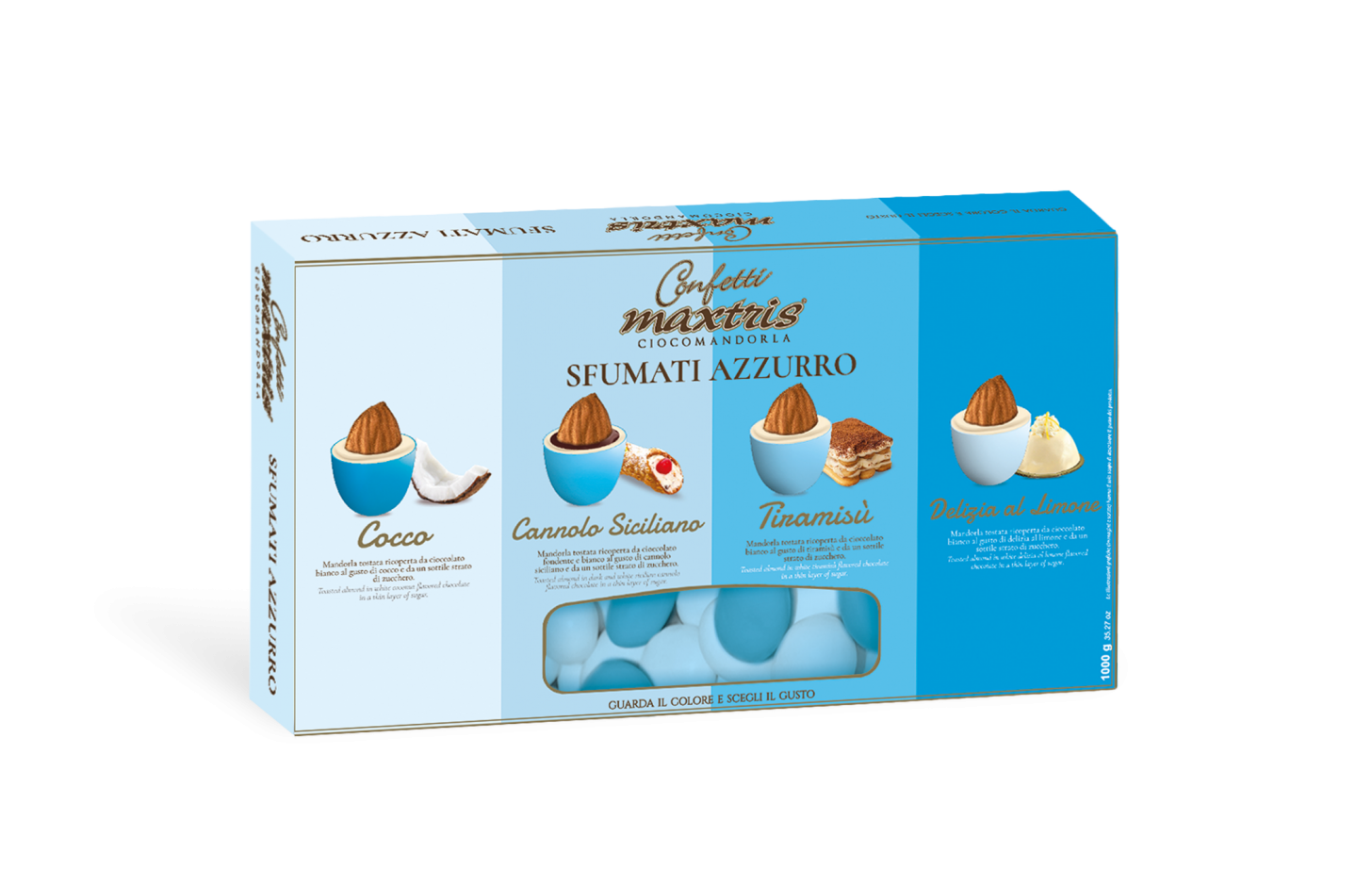 Confetti cioccomandorla sfumati 1kg| MAXTRIS Maxtris