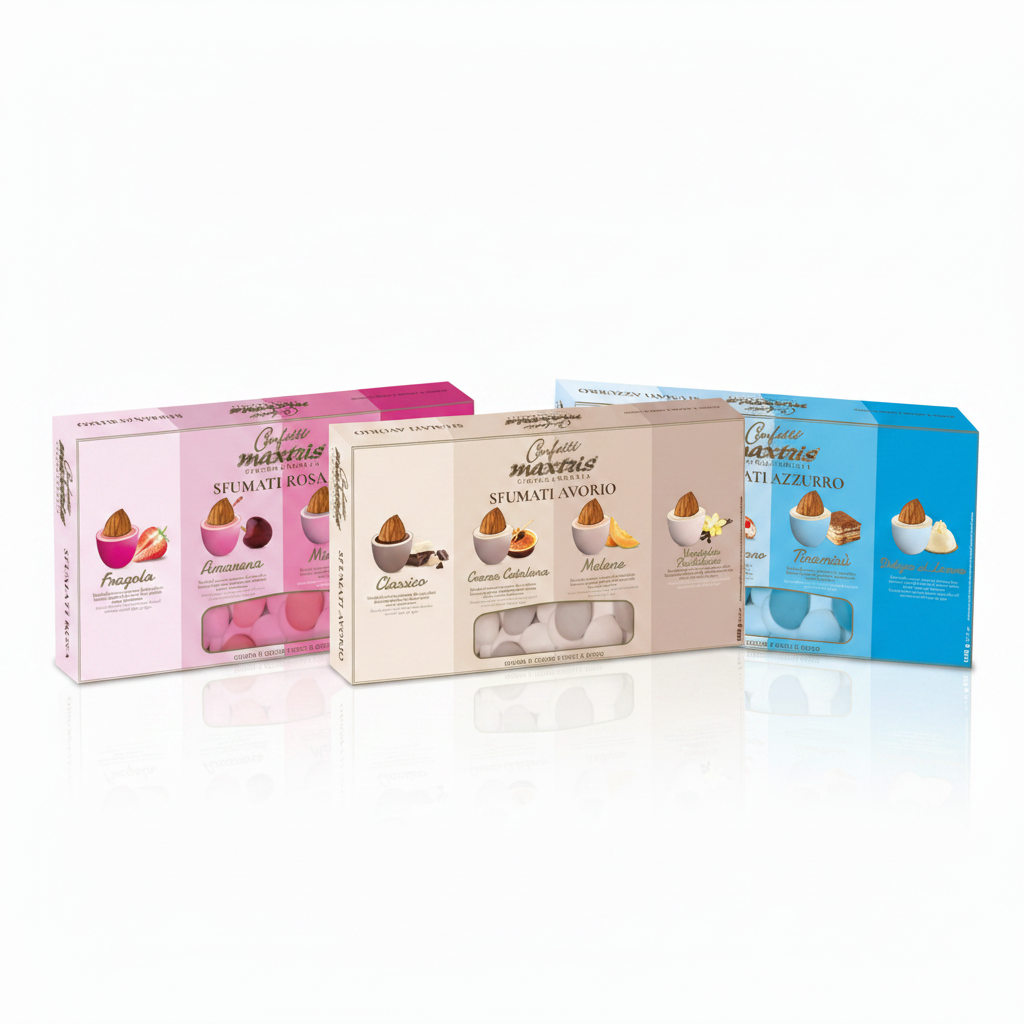 Confetti Ciocomandorla Sfumati 1kg| MAXTRIS Maxtris