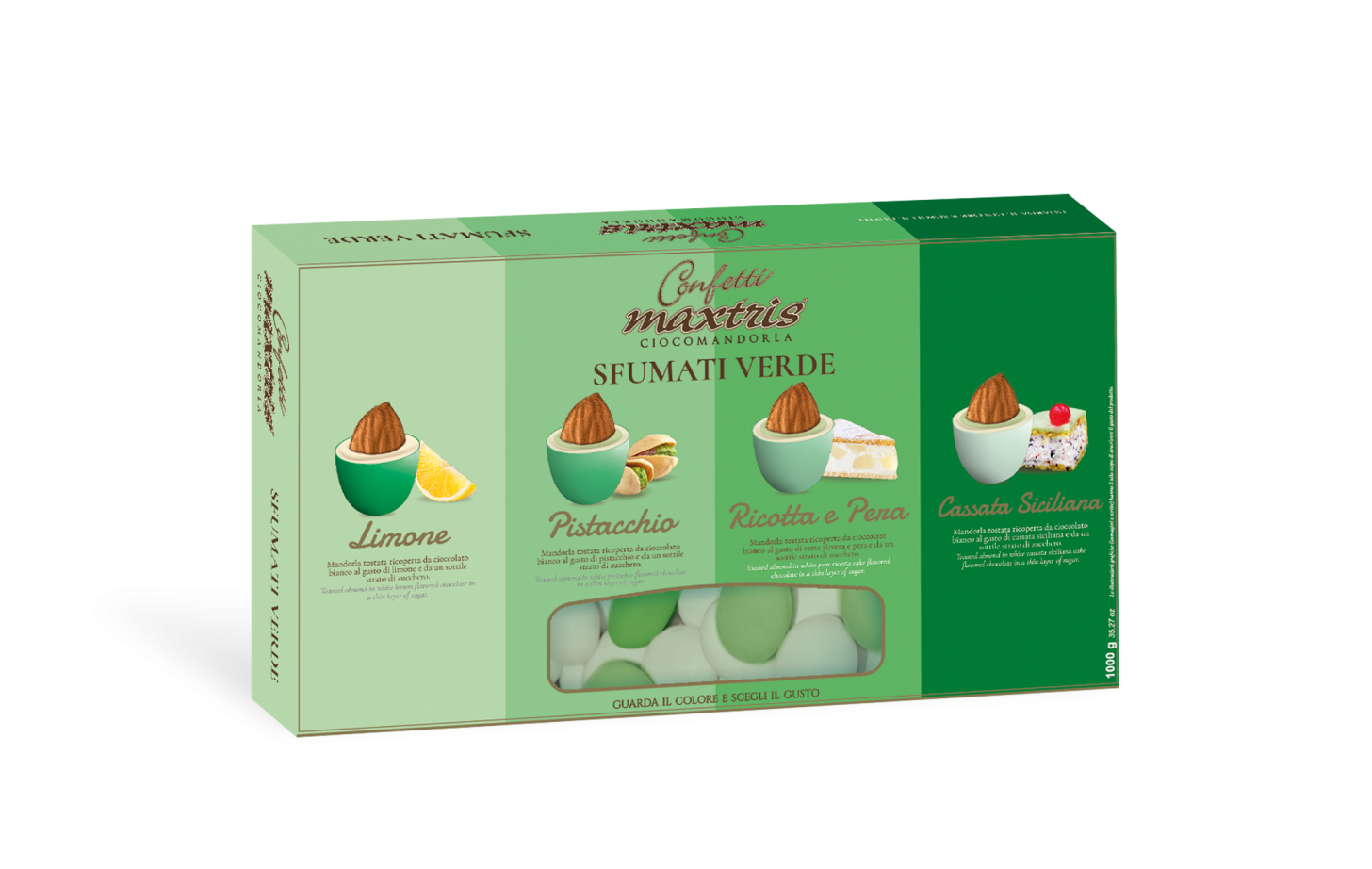 Confetti cioccomandorla sfumati 1kg| MAXTRIS Maxtris