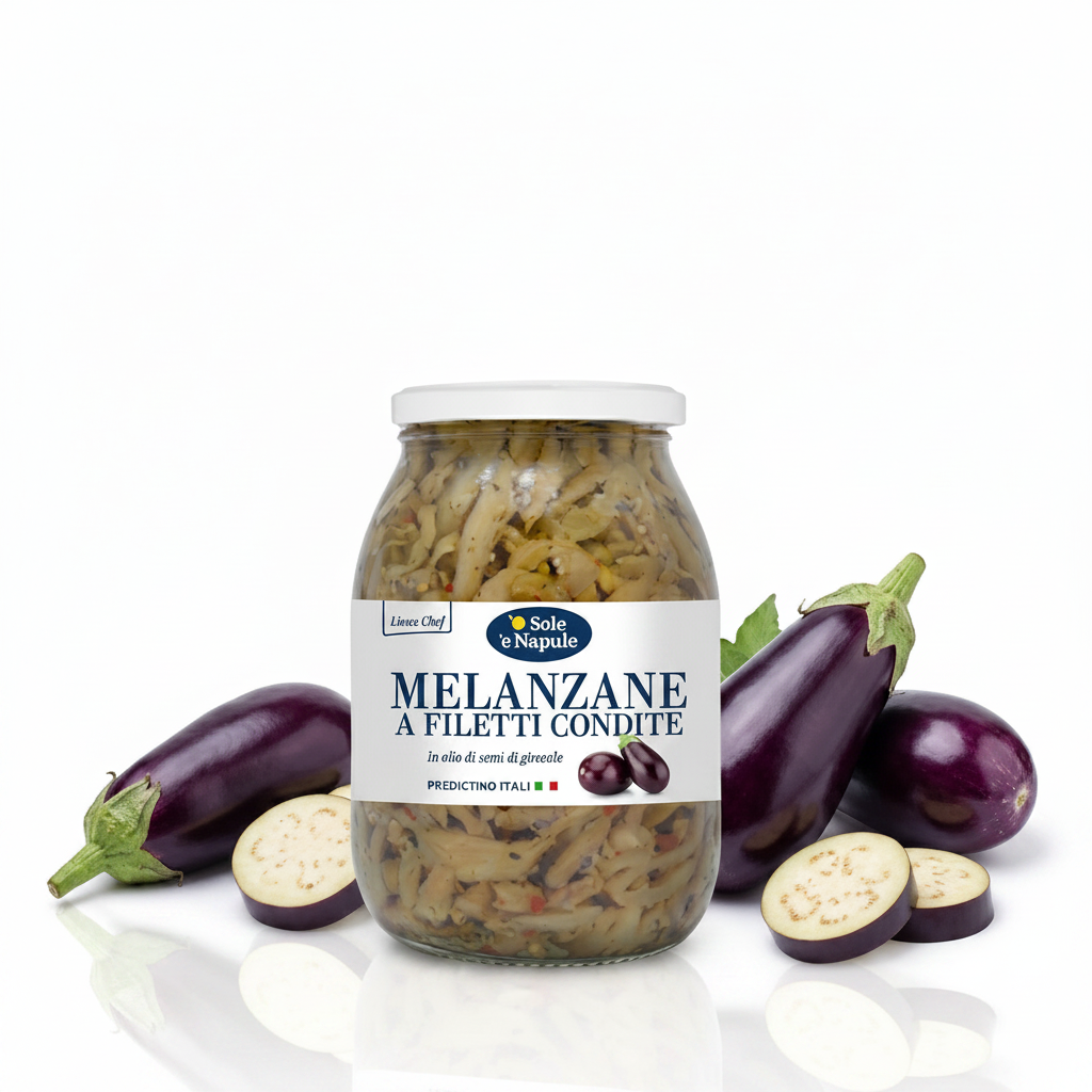 Melanzane a filetti condite 2.9Kg | 'O SOLE 'E NAPULE 'O Sole 'e Napule