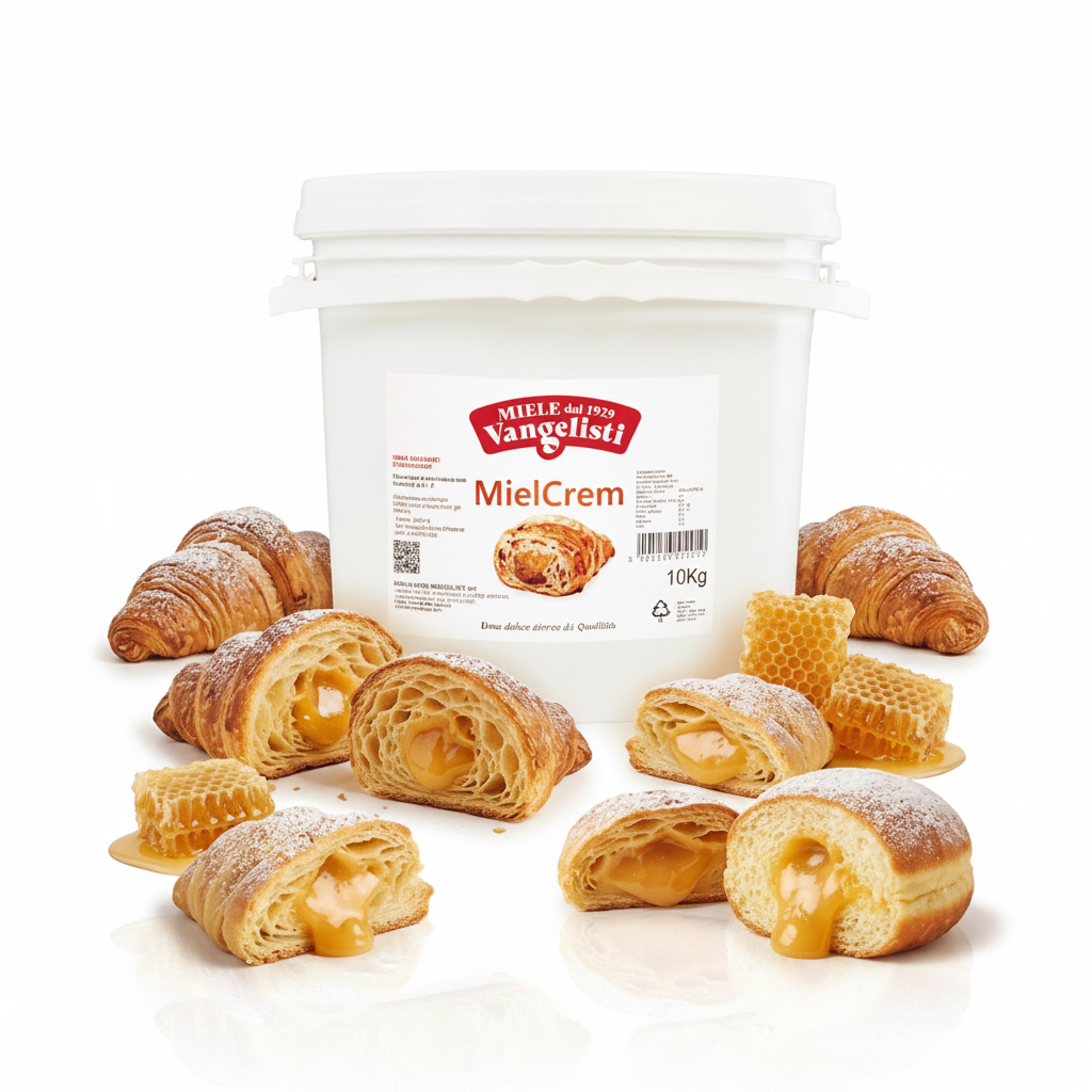 MielCrem Semilavorato a base di miele 5 Kg| MIELE VANGELISTI Miele Vangelisti