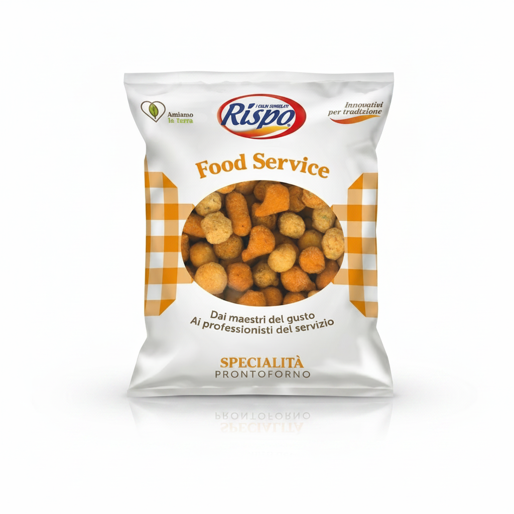 Cocktail micro Assortimento Rosticceria / Fritti in formato Micro surgelati 2.5kg | RISPO Rispo