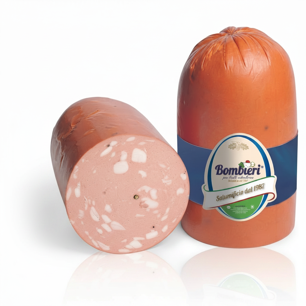 Mortadella con pistacchi 1/2 kg| BOMBIERI Bombieri