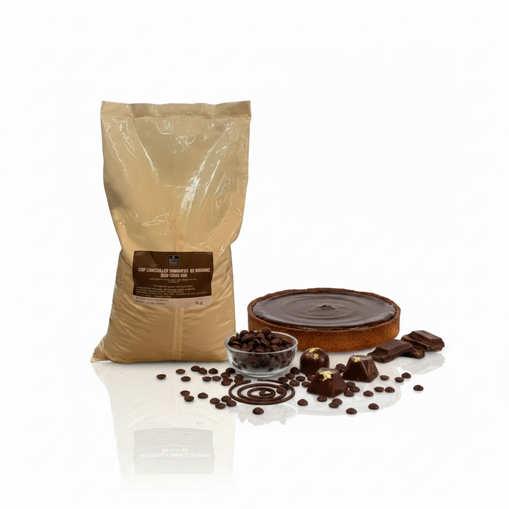 Cioccolato fondente da copertura 60 Dominic 10kg| NOVACREM Novacrem