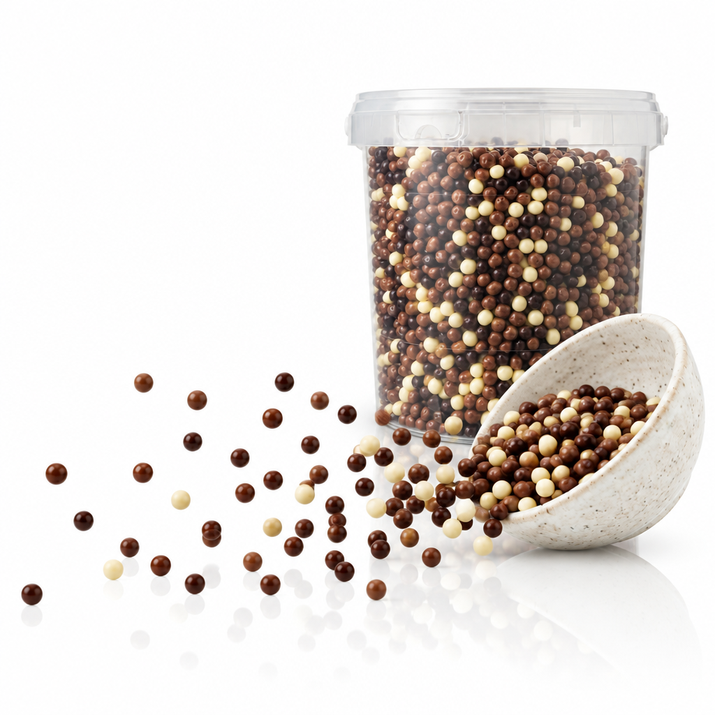Cereali mignon cioccolato bianco,al latte e fondente 1Kg| CRISPO CRISPO